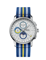 Orologio Mido Uomo BARONCELLI CHRONOGRAPH MOONPHASE in Acciaio M027.625.17.031.00